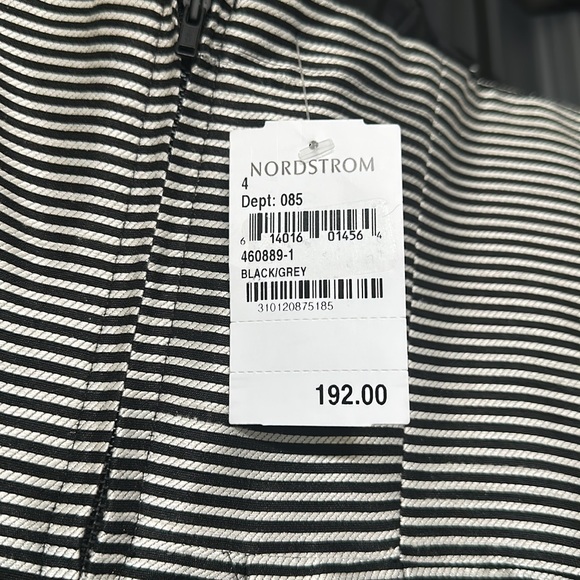 BRAND NEW Jill Stuart Striped Strapless Mini Dress - Picture 4 of 5